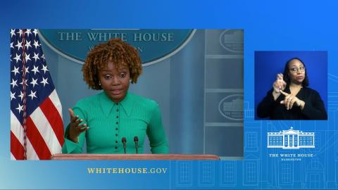 05/30/23: Press Briefing by Press Secretary Karine Jean-Pierre and Director Shalanda Young