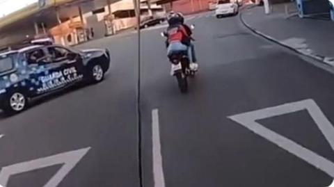 This is sped up by 2 or 3 x  - Shoot the Rider in the Face.