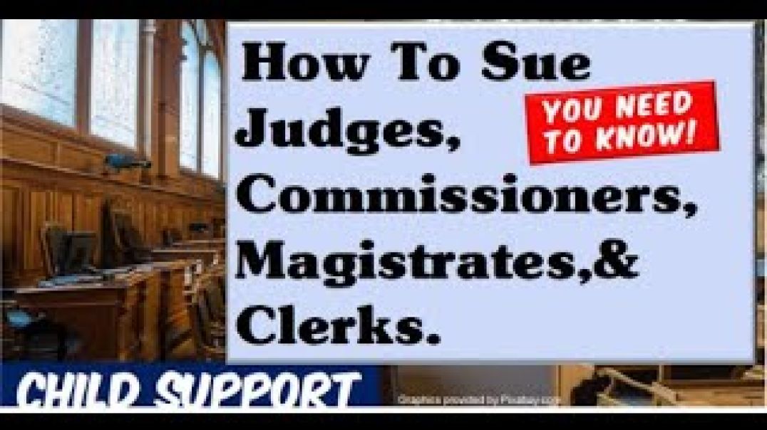 HOW TO FILE A LAWSUIT against judges and officers of the Court without a  Lawyer or Attorney