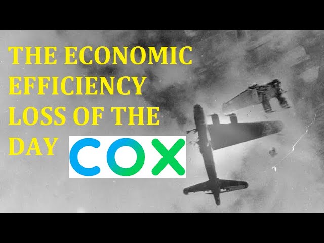 Cox Communications - The Economic Efficiency Loss of the Day