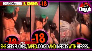 [+18] SHE GETS FUCKED, TAPED, DOXED AND INFECTS WITH HERPES.. (USA)