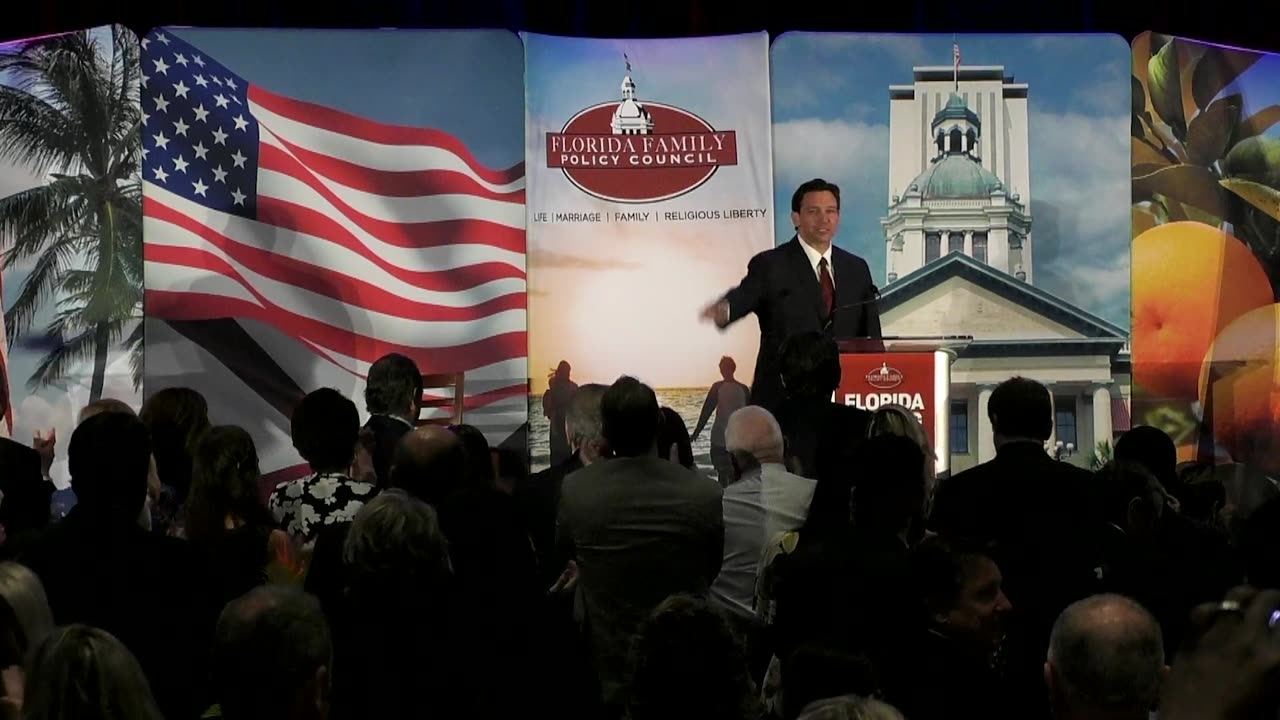 Governor DeSantis Speaks at the Florida Family Policy Council Annual Dinner