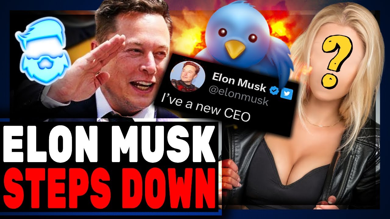 Elon Musk STEPS DOWN As Twitter CEO Replaced By A Woman As Tesla Shareholders Celebrate!