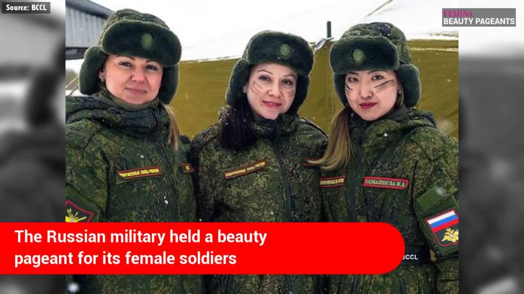 Russian army holds pageant for female soldiers