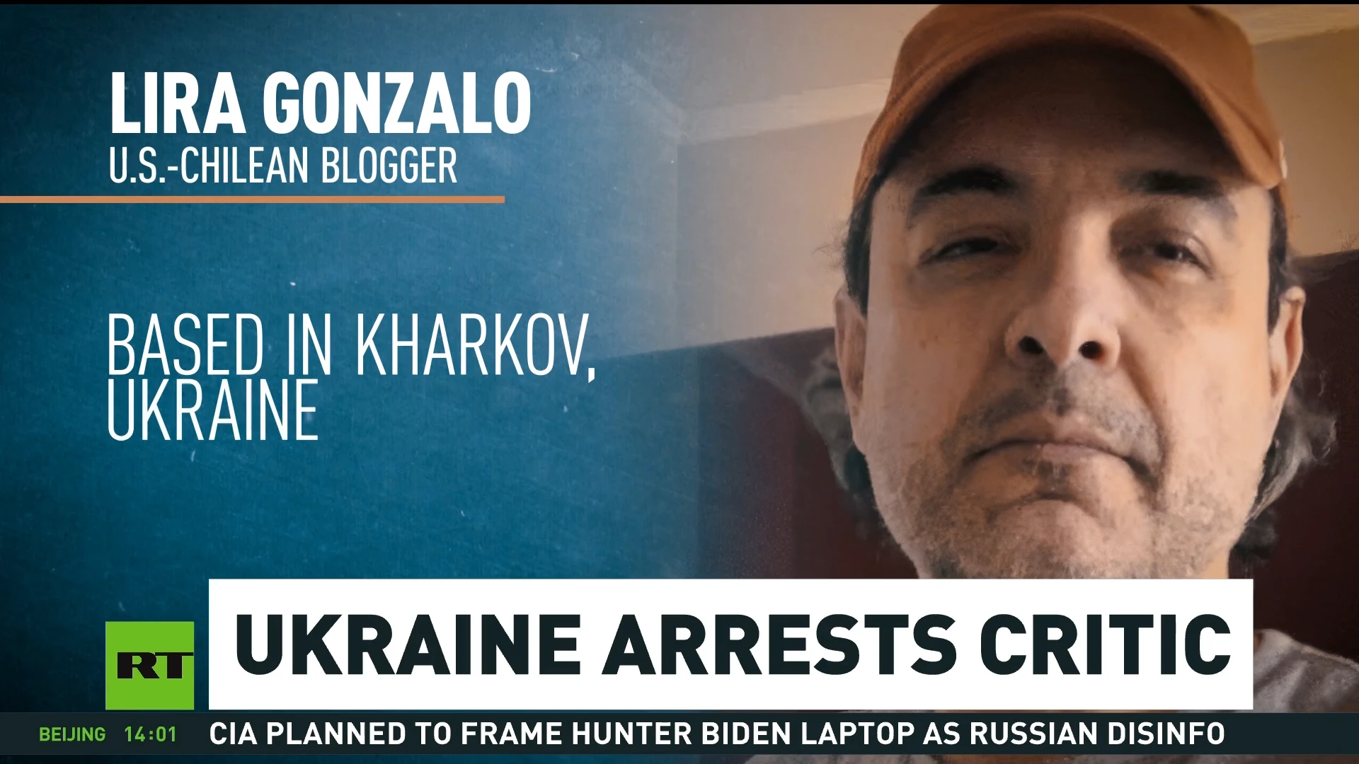 US-Chilean blogger Gonzalo Lira arrested by Ukrainian Security Service