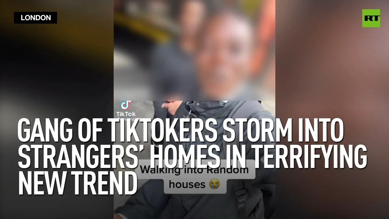 Gang of TikTokers storm into strangers' homes in terrifying new trend