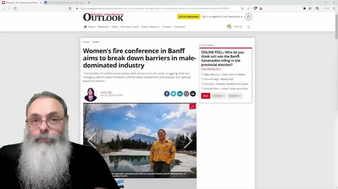 CONVENÇÃO FEMINISTA para INCENTIVAR BOMBEIROS FLORESTAIS não HOMENS causa INCÊNDIO ENORME no CANADÁ