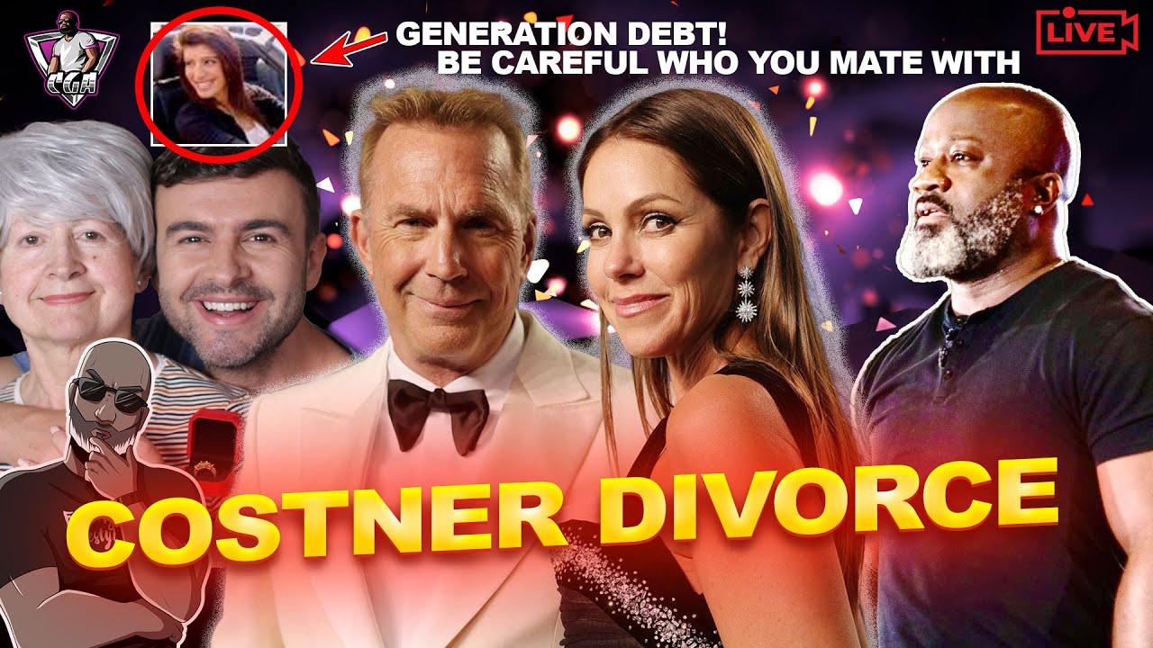 KEVIN COSTNER'S WIFE FILES FOR DIVORCE | Age Gap Romances | Generation Debt