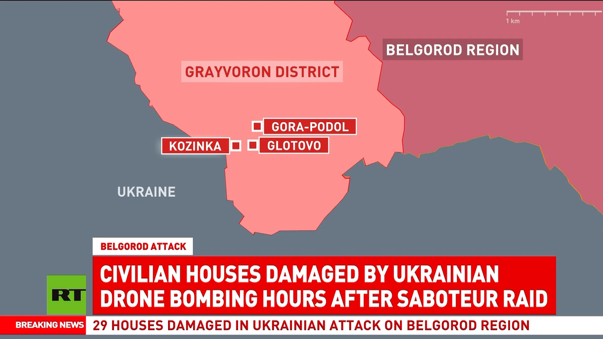 Civilians injured by Ukrainian drone bombing hours after saboteur raid into Belgorod