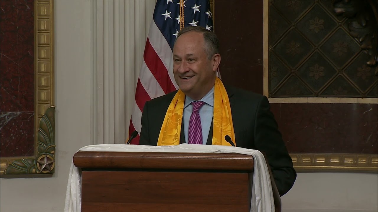 Second Gentleman Douglas Emhoff Hosts the White House Vesak Celebration