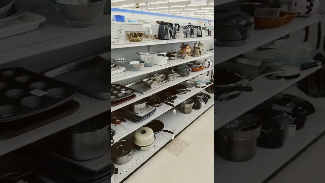 GOODWILL CAN'T MATCH POTS & PANS WITH LIDS!