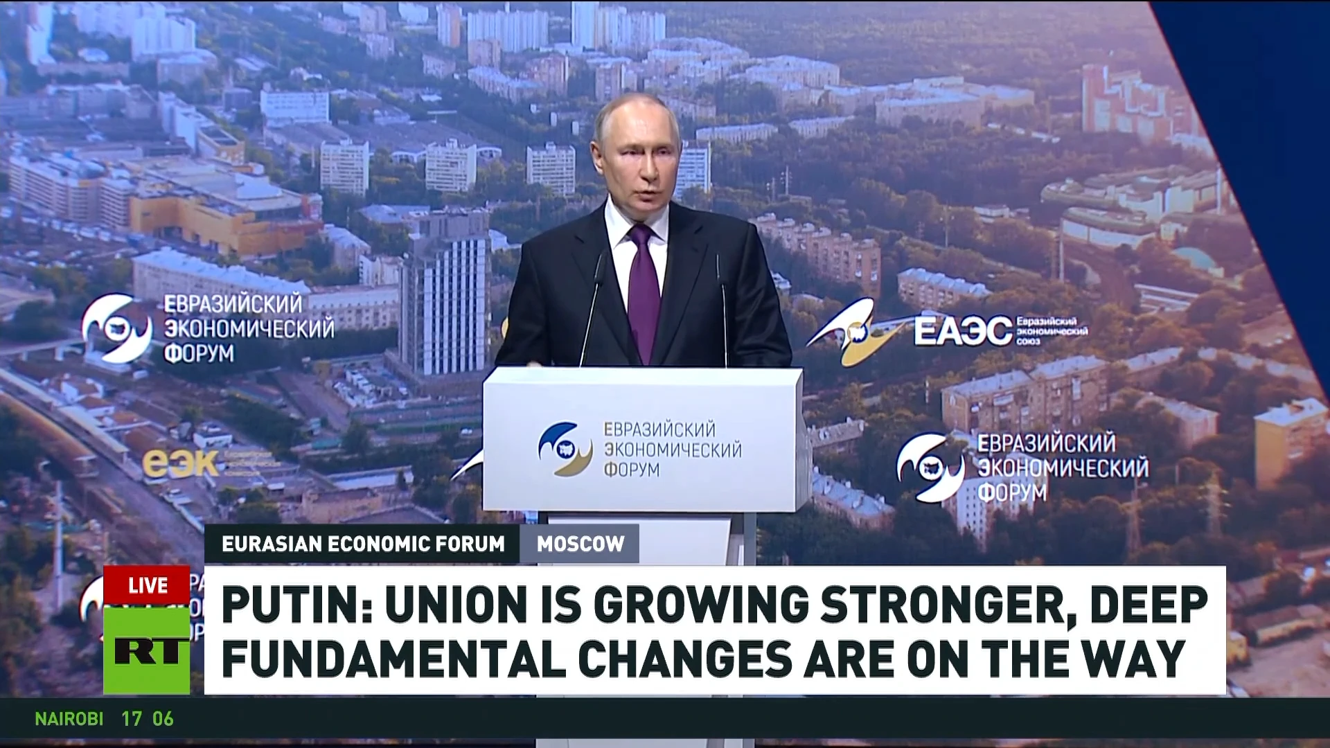 Putin’s address at the Eurasian Economic Forum | FULL SPEECH