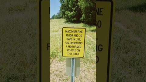 $1000 Fine & 30 days in JAIL For a Motorized Vehicle on a walking trail, is that FAIR JUSTICE?