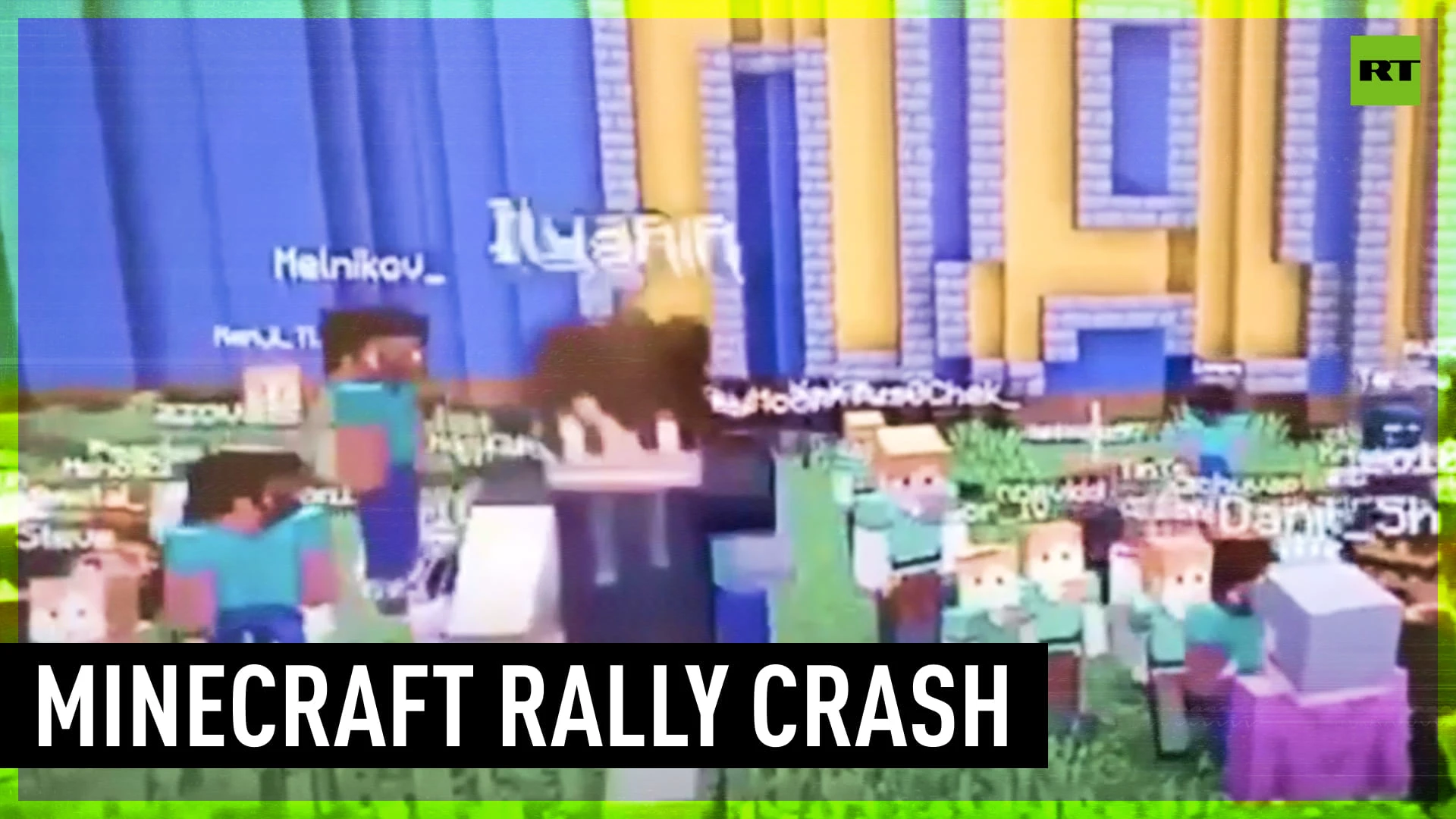 LDFirst-ever political rally in Minecraft draws 12,000, then crashes