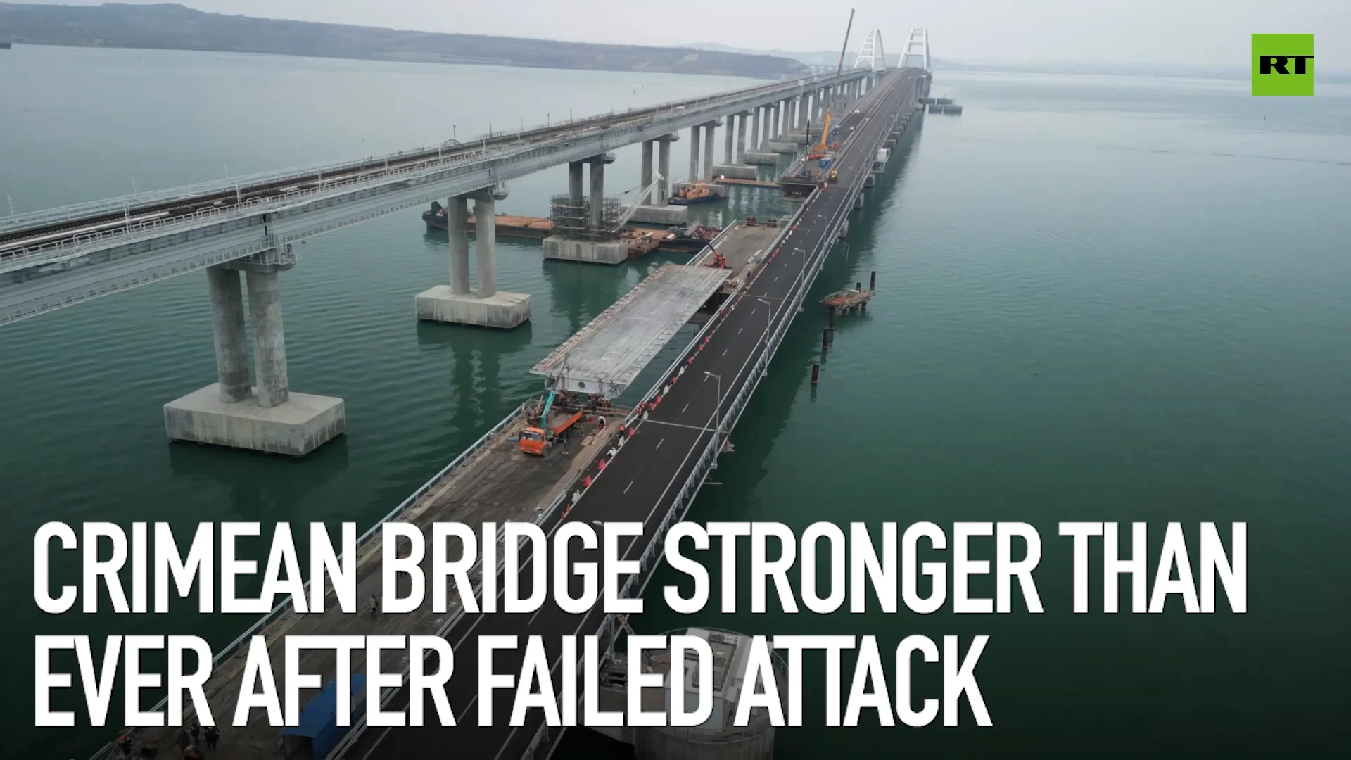 Crimean Bridge stronger than ever after failed attack