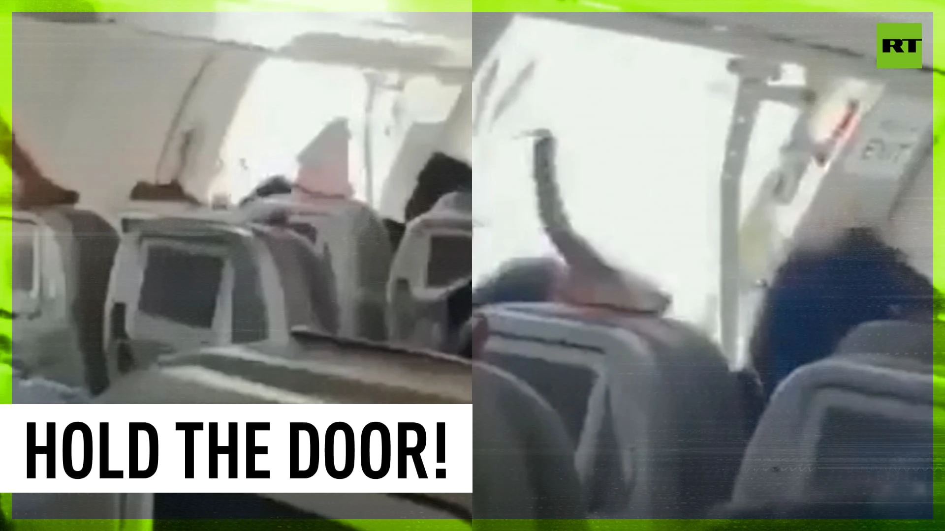 South Korean passenger plane flies with OPEN door