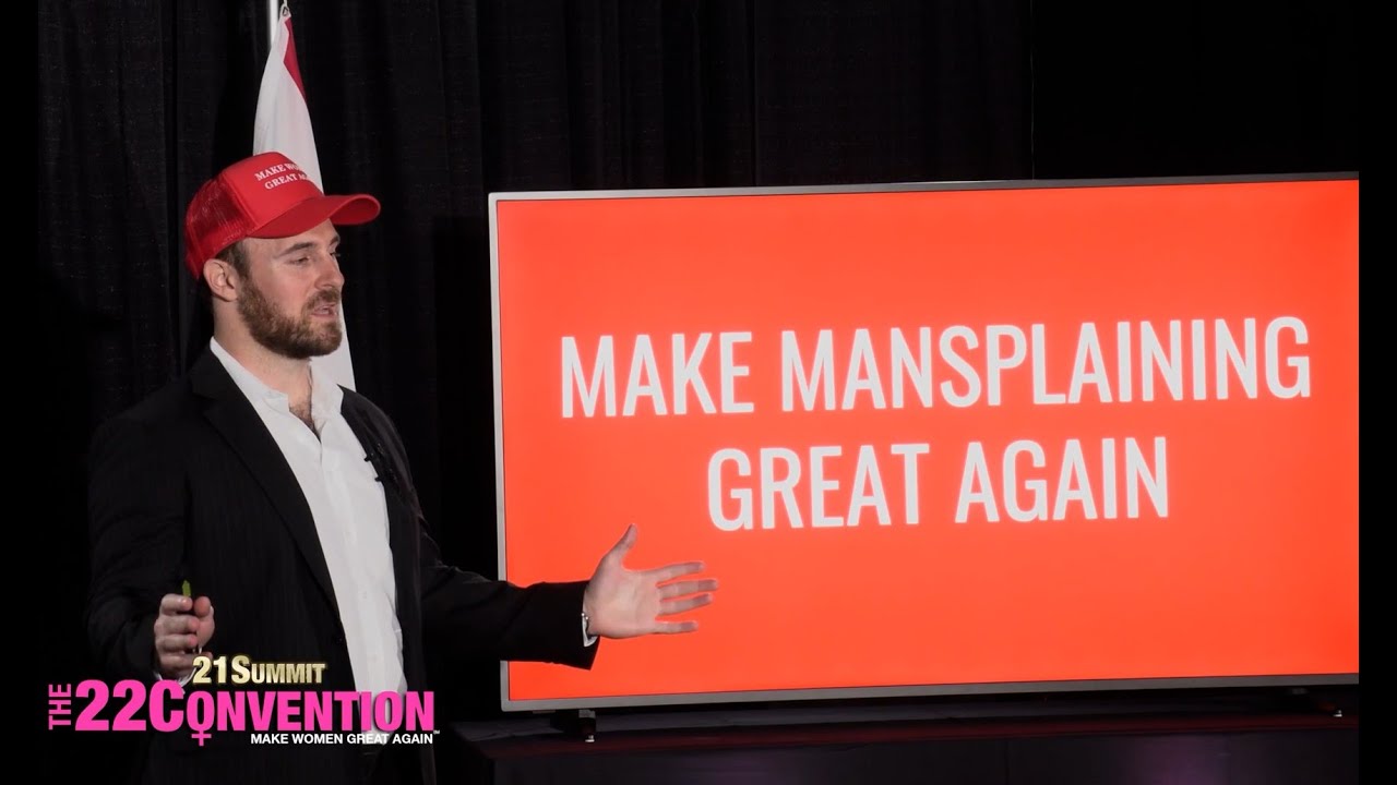 Make Mansplaining Great Again! @AnthonyDreamJohnson