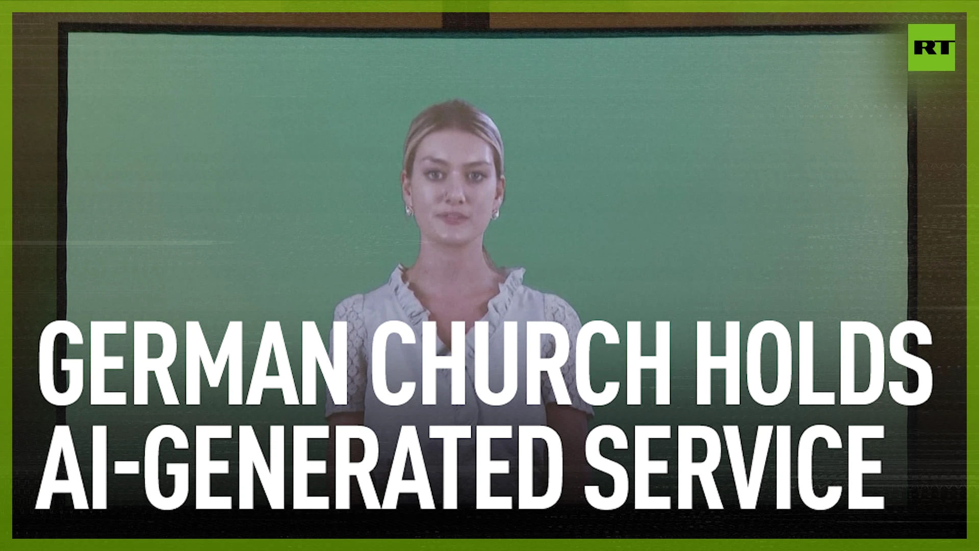 German church holds AI-generated service