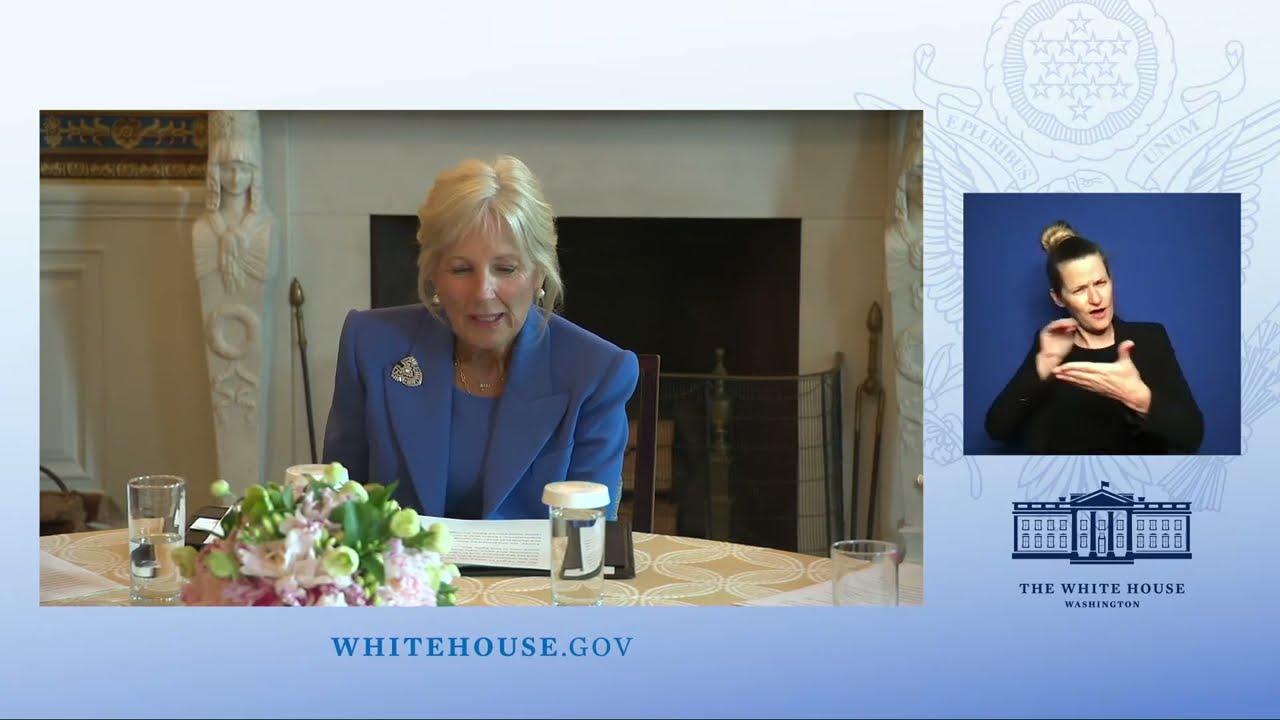 First Lady Jill Biden Hosts a Conversation at the White House on the Impact of the Dobbs Decision