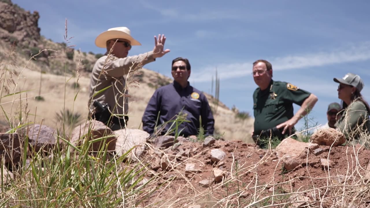 Governor Ron DeSantis visits the Southern Border