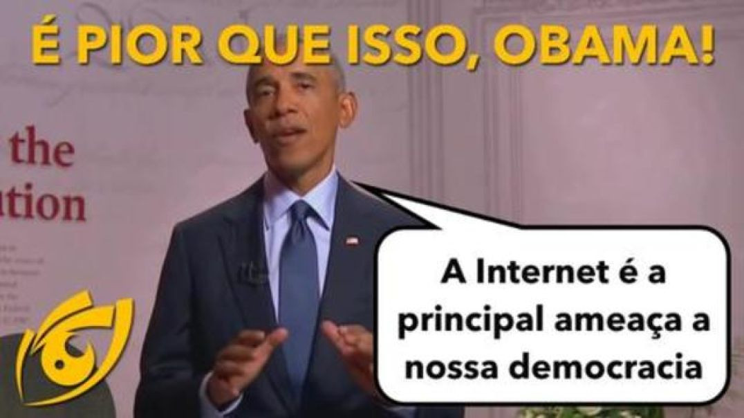 Obama diz que democracia está em risco por causa da internet | Visão Libertária | ANCAPSU