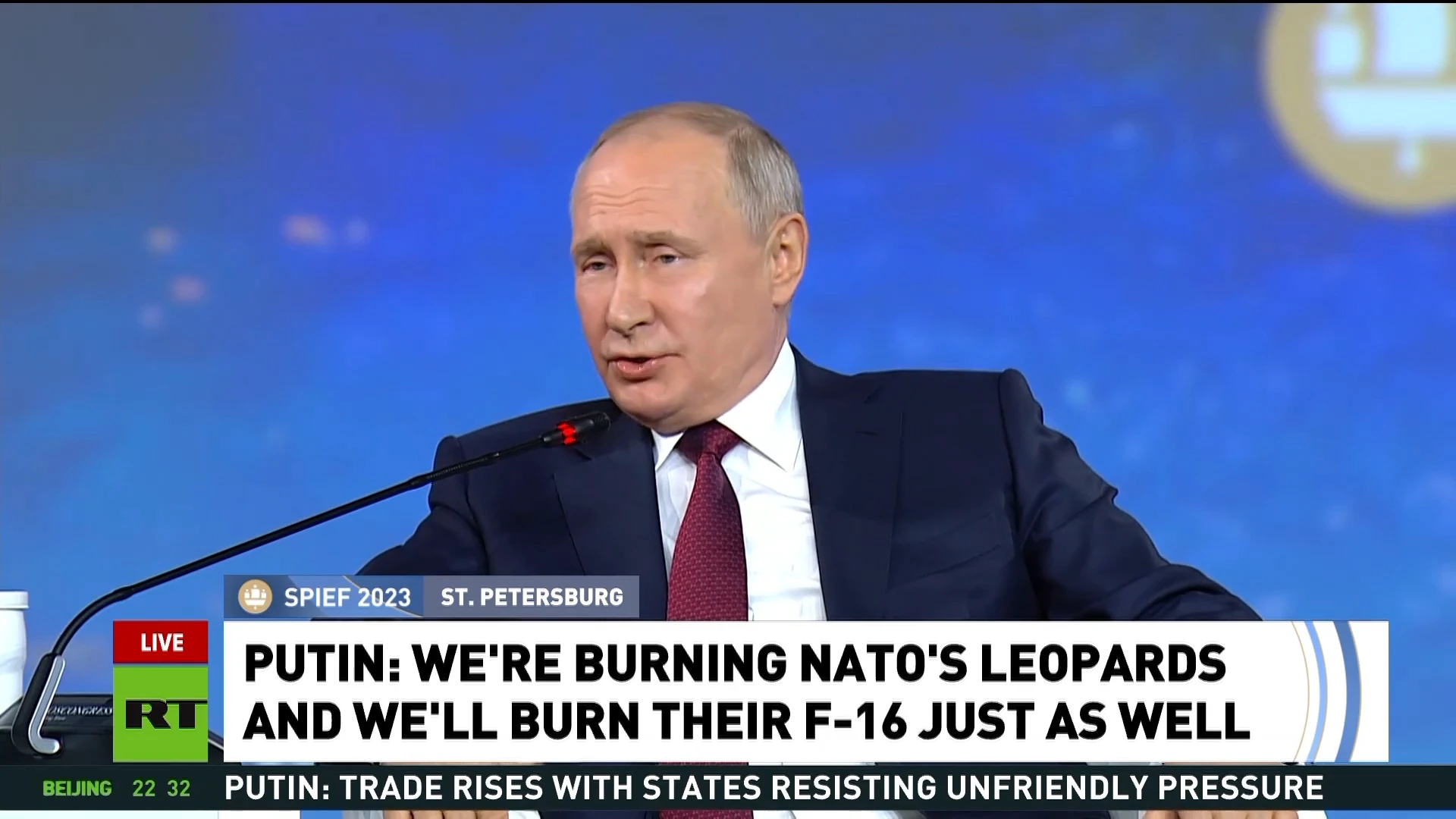 'We have no need to push nuclear buttons’ - Putin