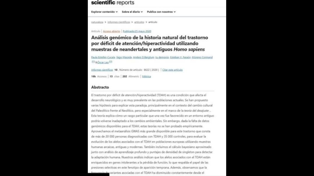 LA GENETICA DEL TDAH EN EL GINOCENTRISMO