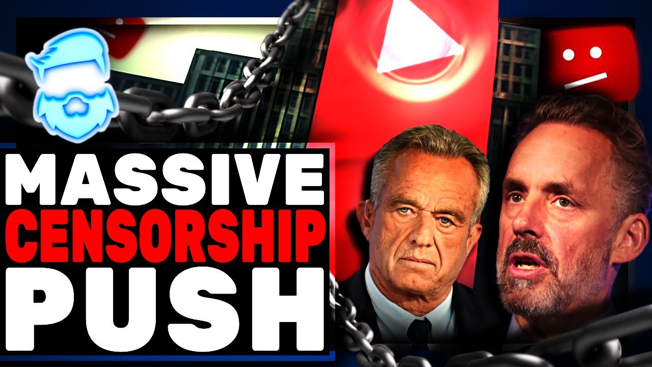 Massive Youtube Censorship Push On Robert F Kennedy Jr Ensnares Theo Von, Jordan Peterson & More!