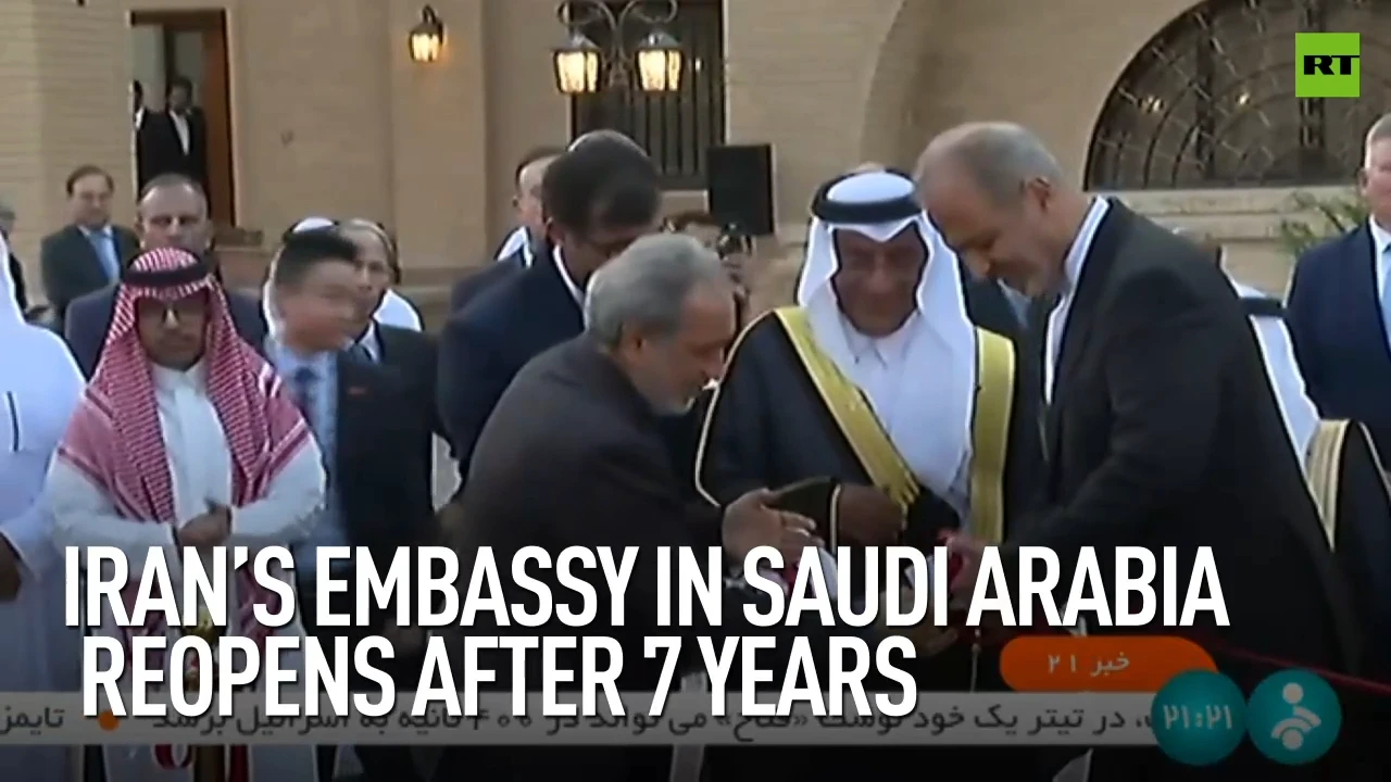 Iran’s embassy in Saudi Arabia reopens after 7 years