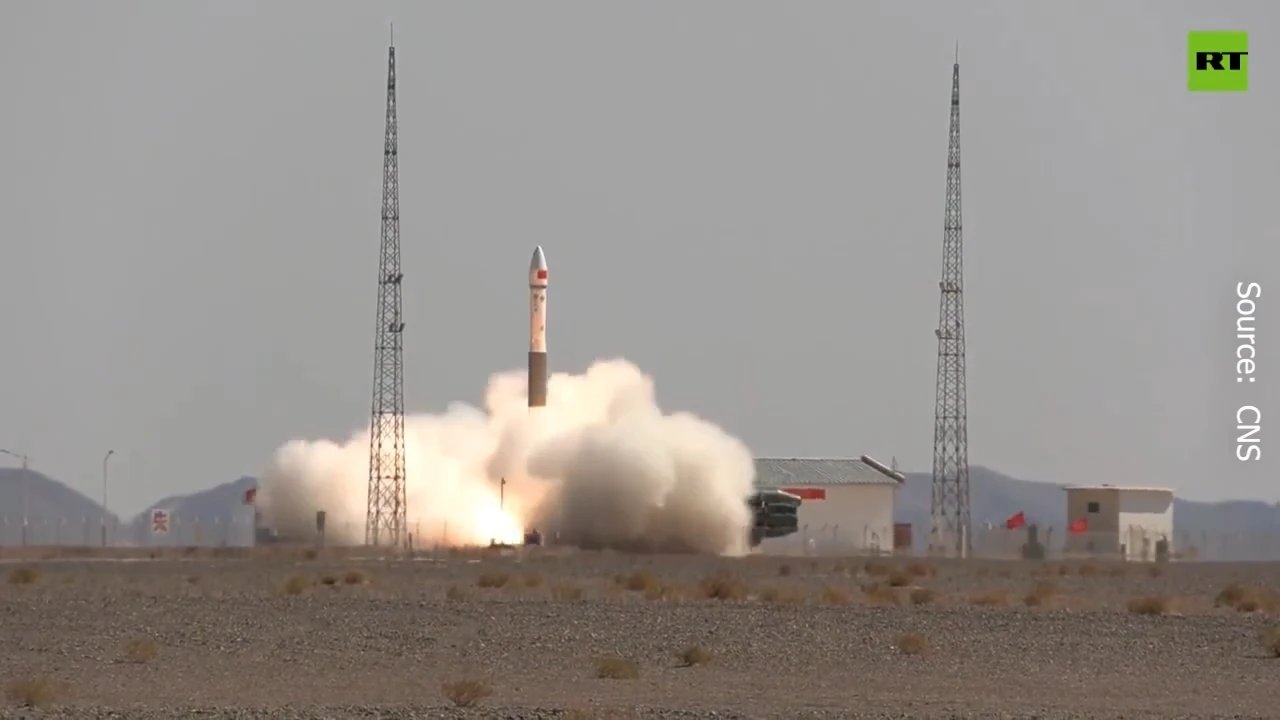 China’s Kuaizhou-1A rocket blasts off into space with satellite onboard