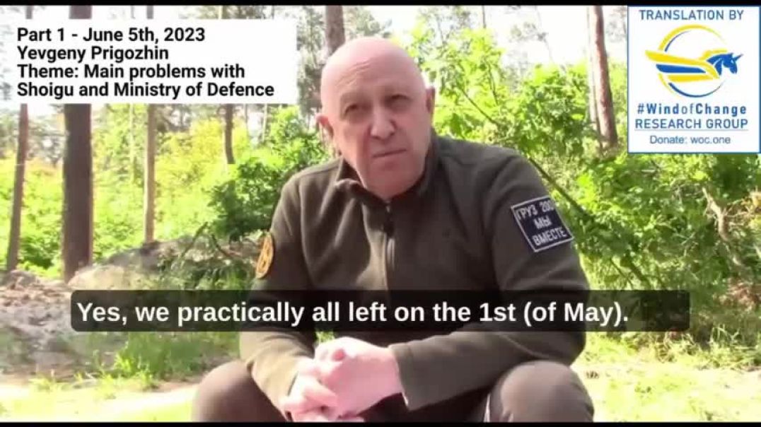 Prigozhin leader of Wagner PMC interview - english subtitles