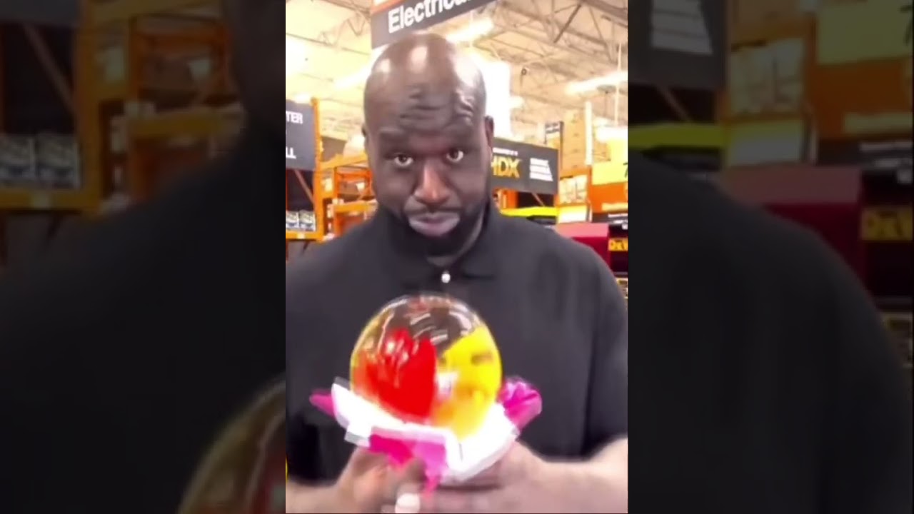 Shaq at Home Depot looking for someone haha