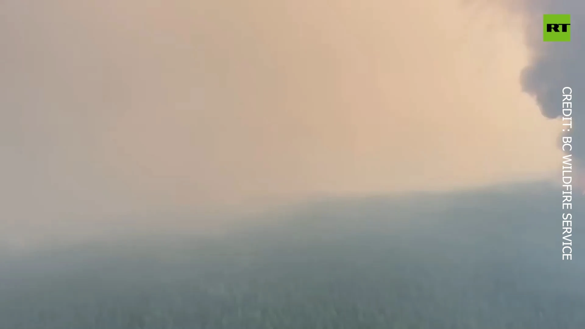 Canadian wildfires from a bird's-eye view