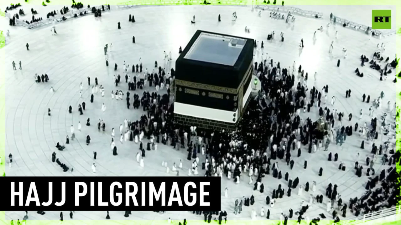 Pilgrims circle Kaaba at 'largest Hajj in history'