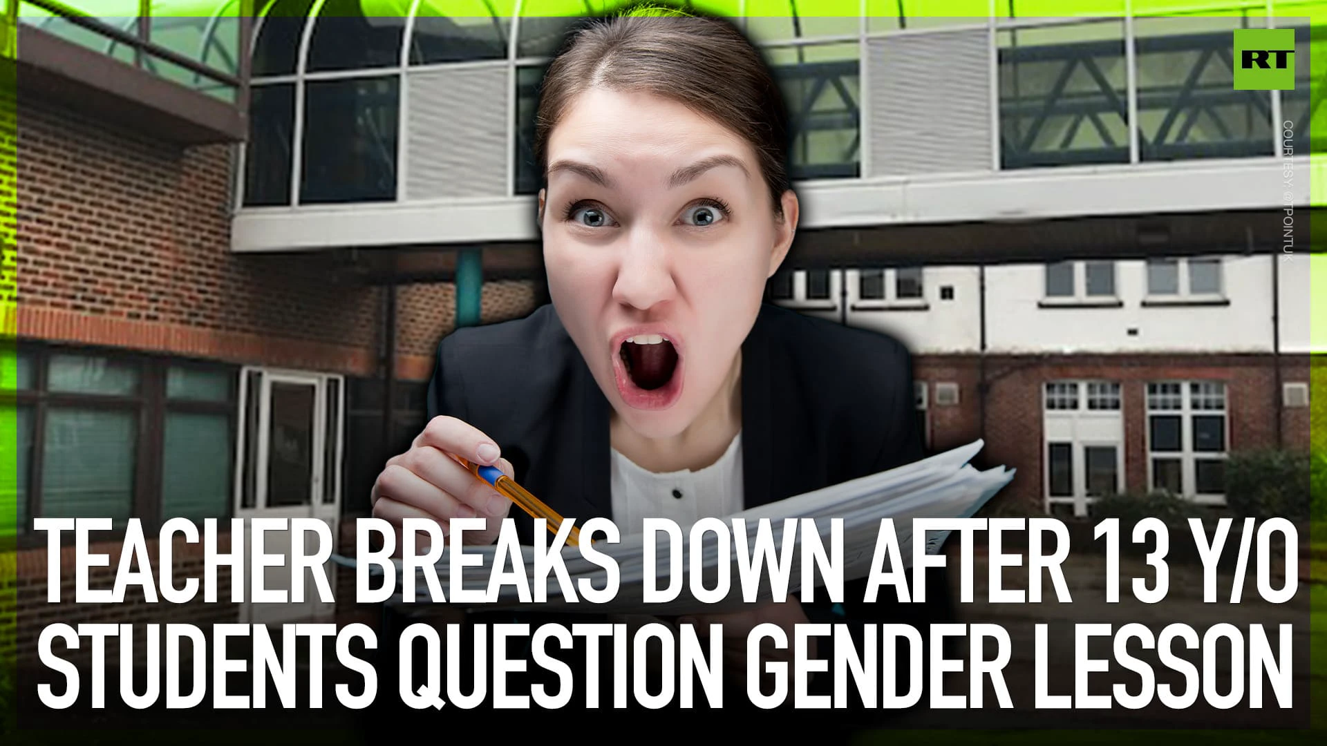 Teacher breaks down after 13 y.o. students question gender lesson