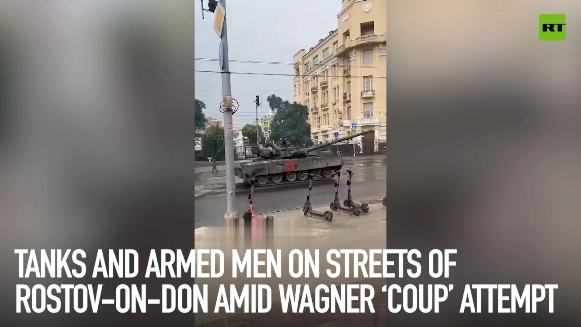 Tanks and armed men on streets of Rostov-on-Don amid Wagner ‘coup’ attempt