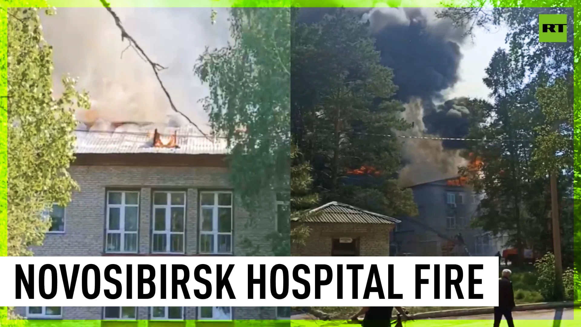 Huge blaze engulfs Novosibirsk hospital