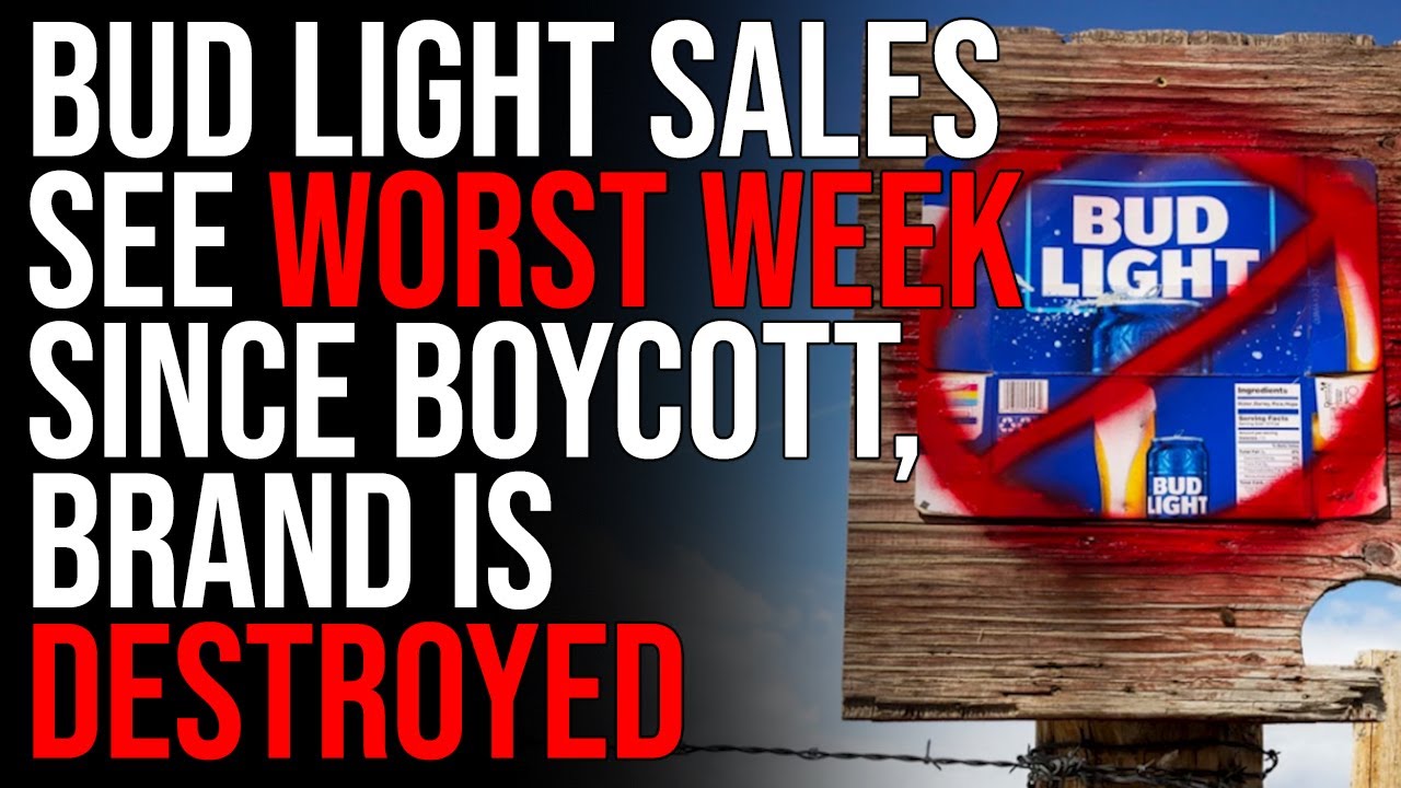 Bud Light Sales See WORST WEEK Since Boycott, Dylan Mulvaney DESTROYED The Brand