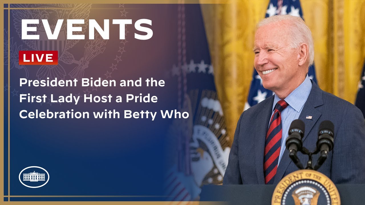 President Biden and the First Lady Host a Pride Celebration with Betty Who