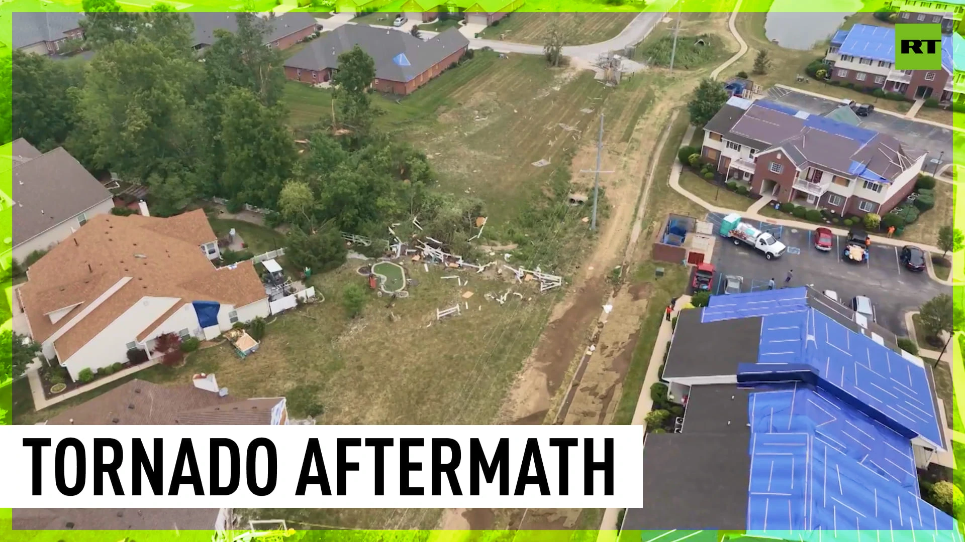 Deadly tornado in Indiana damages houses, knocks out power