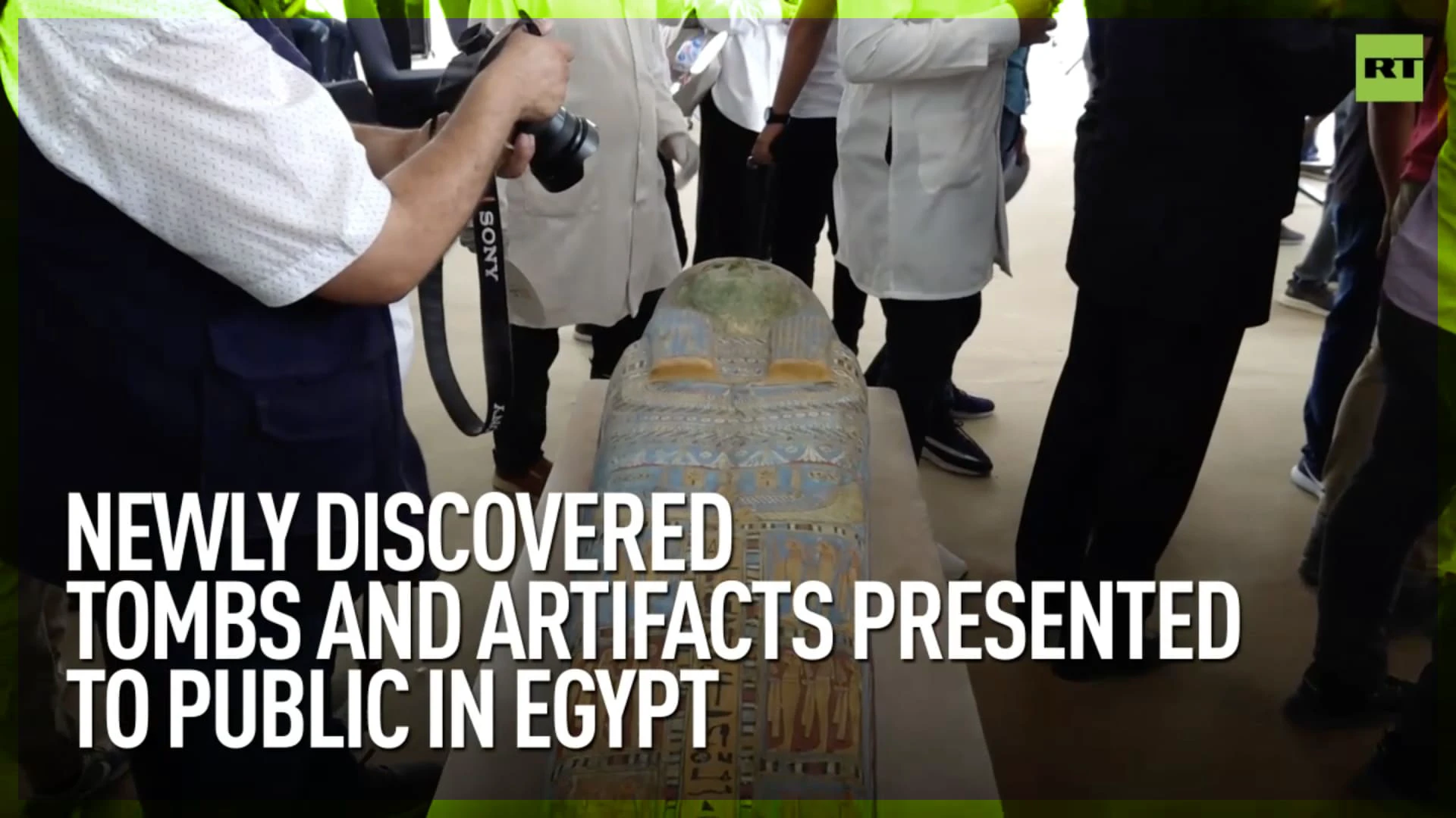 Newly discovered tombs and artifacts presented to public in Egypt