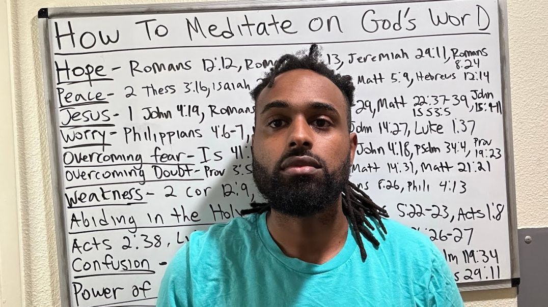 How To Meditate On God’s Word | Godly Mediation