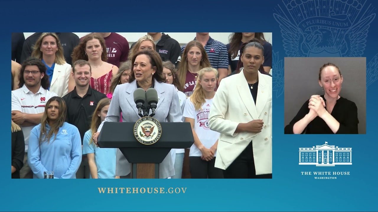 Vice President Harris Hosts College Athlete Day at the White House