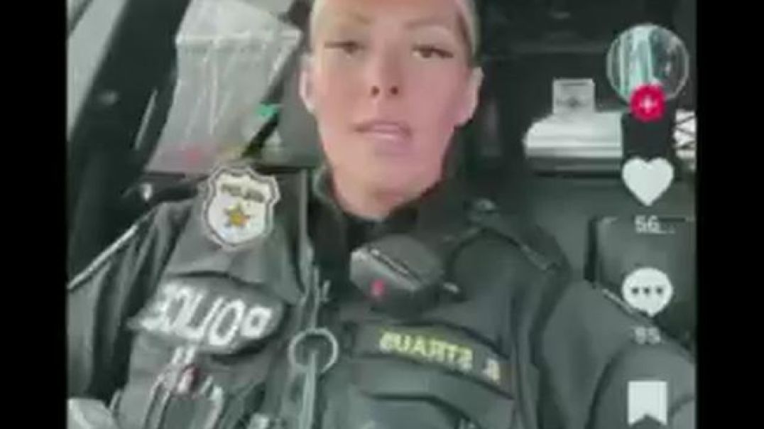 Pony tail police bitch needs to shut her snout ?.