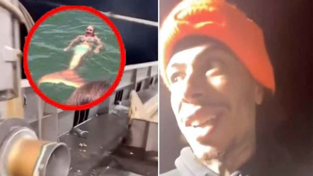 Fisherman Spots a Mermaid Following his Boat!!!