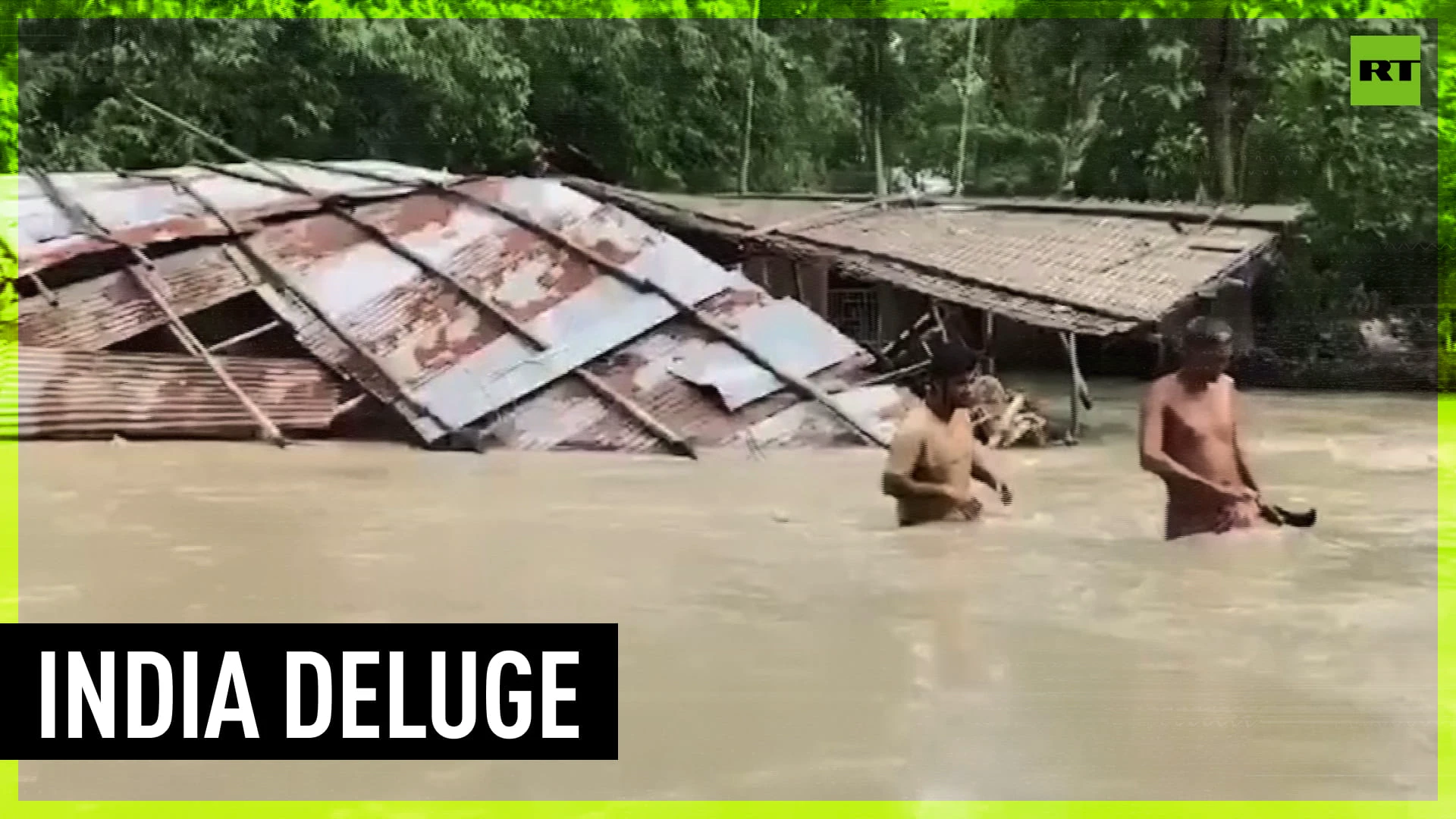 Heavy rains inundate India’s northeast