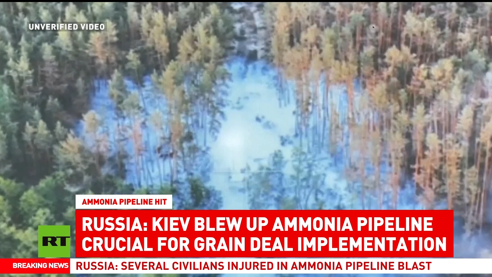 Kiev blew up ammonia pipeline key for grain deal – Moscow