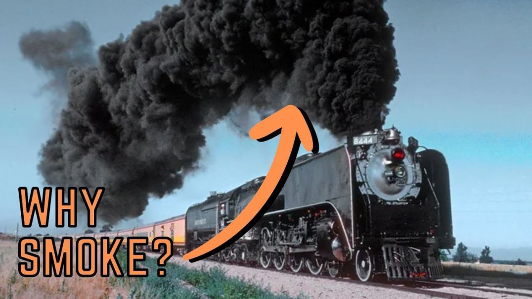 Why do USA steam trains make smoke, but UK ones don't?  ( Brilliant Audio )