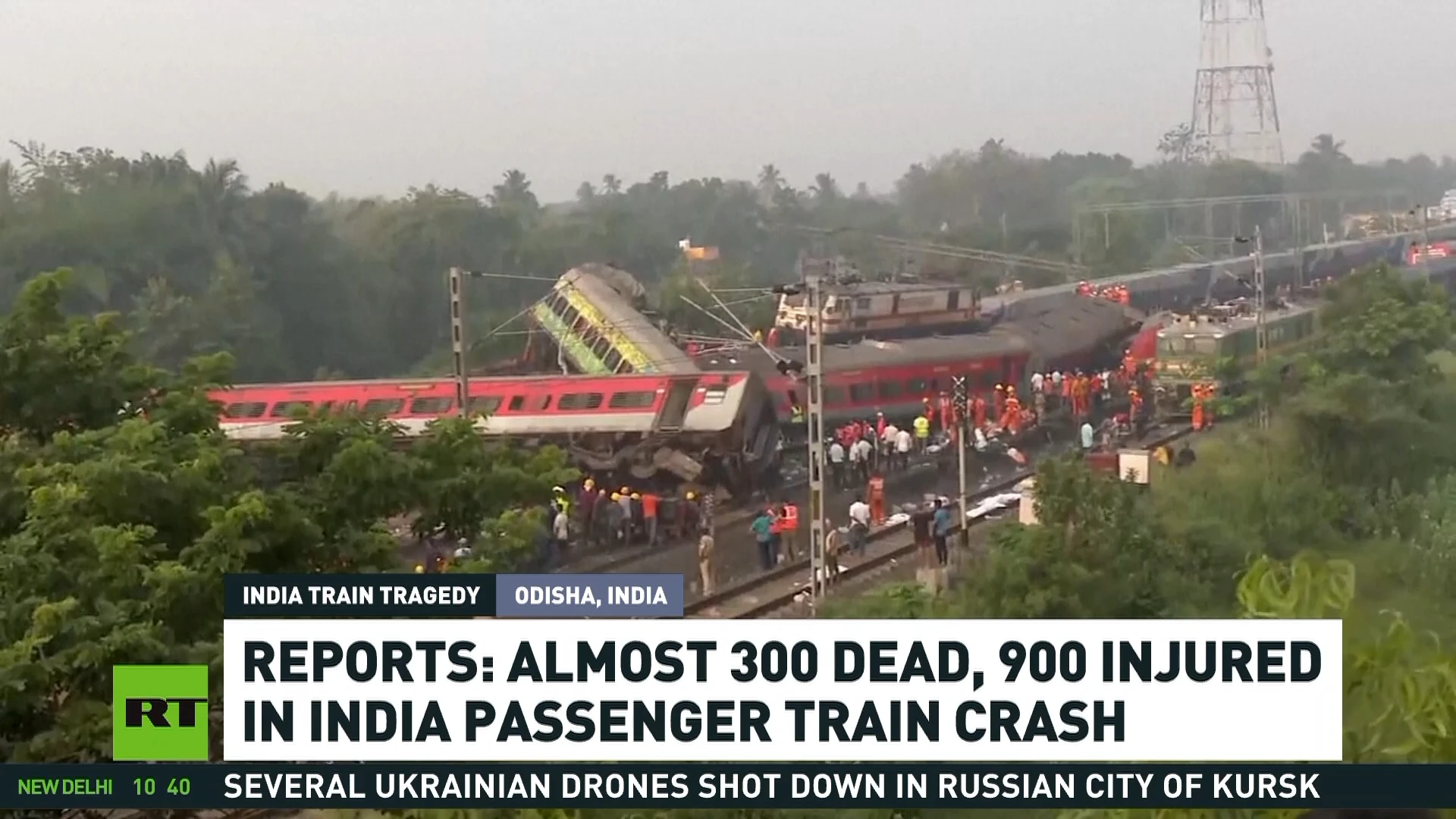 India suffers deadliest railway disaster in decades | DISTRESSING FOOTAGE