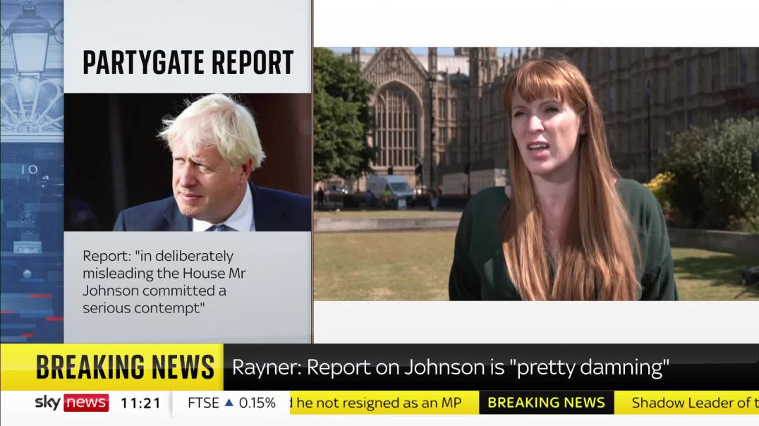 Angela Rayner- Boris Johnson 'is a liar' over partygate affair